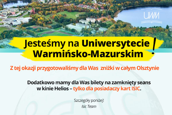 Jesteśmy na Uniwersytecie Warmińsko-Mazurskim!